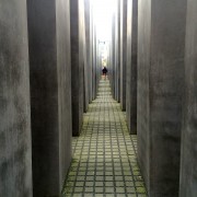 Within the stelae of the Memorial to the Murdered Jews of Europe