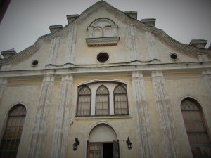 The old Synogogue used by the Borderlands Foundation. Here they help to preserve Jewish culture