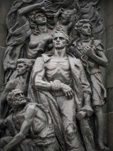 Memorial dedicated to the fighters of the Warsaw Ghetto Uprising in Warsaw