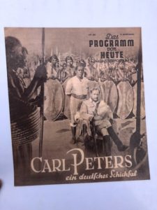 German Colonial Propaganda that celebrates the conquest of Carl Peters 