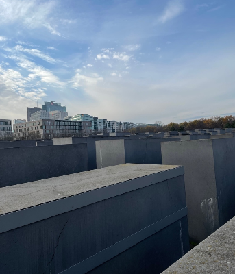 Blocks at The Memorial to the Murdered Jews of Europe in Berlin