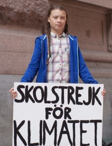 Figure 3: Greta Thunberg, an unlikely face for a global movement. Source: https://commons.wikimedia.org/wiki/File:Greta_Thunberg_4.jpg