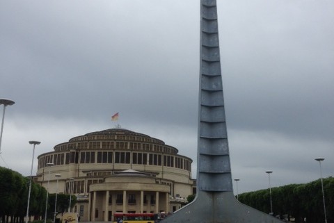 Centennial Hall in Wrocław and the Spire