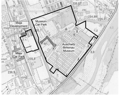 A map of the Auschwitz-Birkenau complex