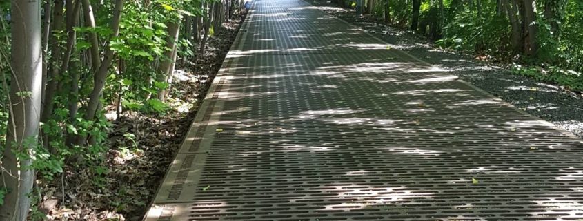 Also from Gleis 17; the pathway of all the plates with the concentration camps and number of victims from each one.