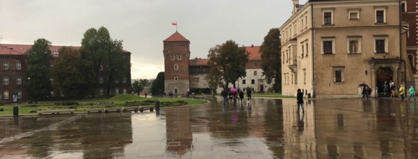 Figure 2. View of Wawel Hill, 2017, photographed by Gabrielle Marzolf (Krakow, Poland)