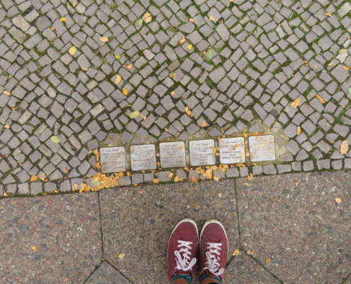 “Stumbling Stones” in Schöneberg. Courtesy of Cynthia Wang