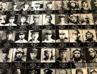 Photos of Japanese invaders inside of the Shrine, Photo Source: www.people.com.