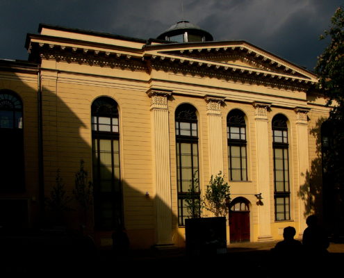 The renovated White Stork Synagogue in Wroclaw